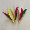 Three-Feathered High Elasticity Jianqiu Shuttlecock with Colored Large-Head and Sponge