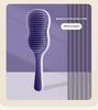 Plastic Banana Leaf Shape Detangling Hair Brush Wet and Dry Massage Hair Brush