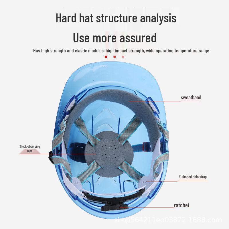 Men’s Anti-Smash Breathable Safety Helmet for Construction, Climbing, and Night Riding