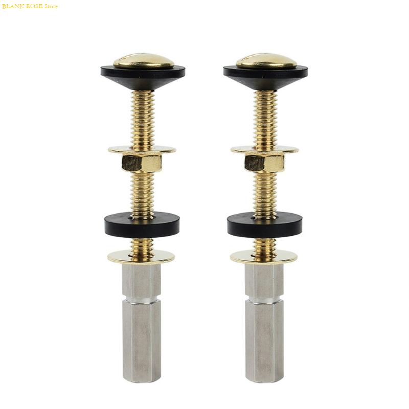 K1AE Sturdy Carbon Steel Toilet Bolts Set for Leakproof and Long Time Use