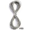 10 yardas Cuerda Redonda de Cuero Diámetro 1.5mm Cordón de Cuero Genuino de Colores Accesorios de Ropa DIY Artesanía en Cuero Materiales Hechos a Mano