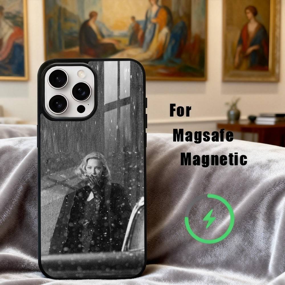 

C-Cate-E B-Blanchett Actress Phone Case For iPhone17,16,15,14,13,12,11 Plus,Pro Max Magnetic For Magsafe Wireless Charging iPhone12PROMAX