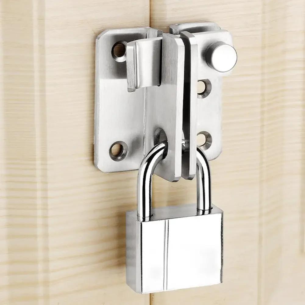 Stainless Steel Door Bolt Door Security Lock Wood Door Lock Left Right Hand Door Hardware Home Safety Lock