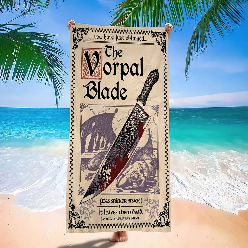 A-Alice M-Madness R-Returns Anime Beach Swimming Towel Soft Absorbent Washcloth Children's Gifts for Kids Travel Camping Gym