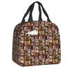 Yorkshire Terrier Dog Resuable Lunch Boxes for Women Waterproof Yorkie Lover Thermal Cooler Food Insulated Lunch Bag Office Work