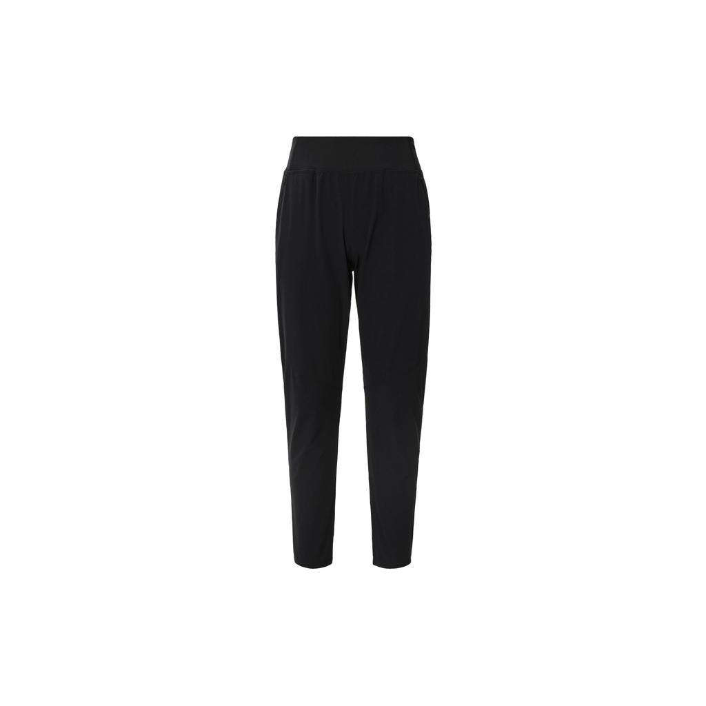 Under Armour Solid Color Elastic Waist Waterproof Breathable Casual Pants Women pants Black 1383557-001