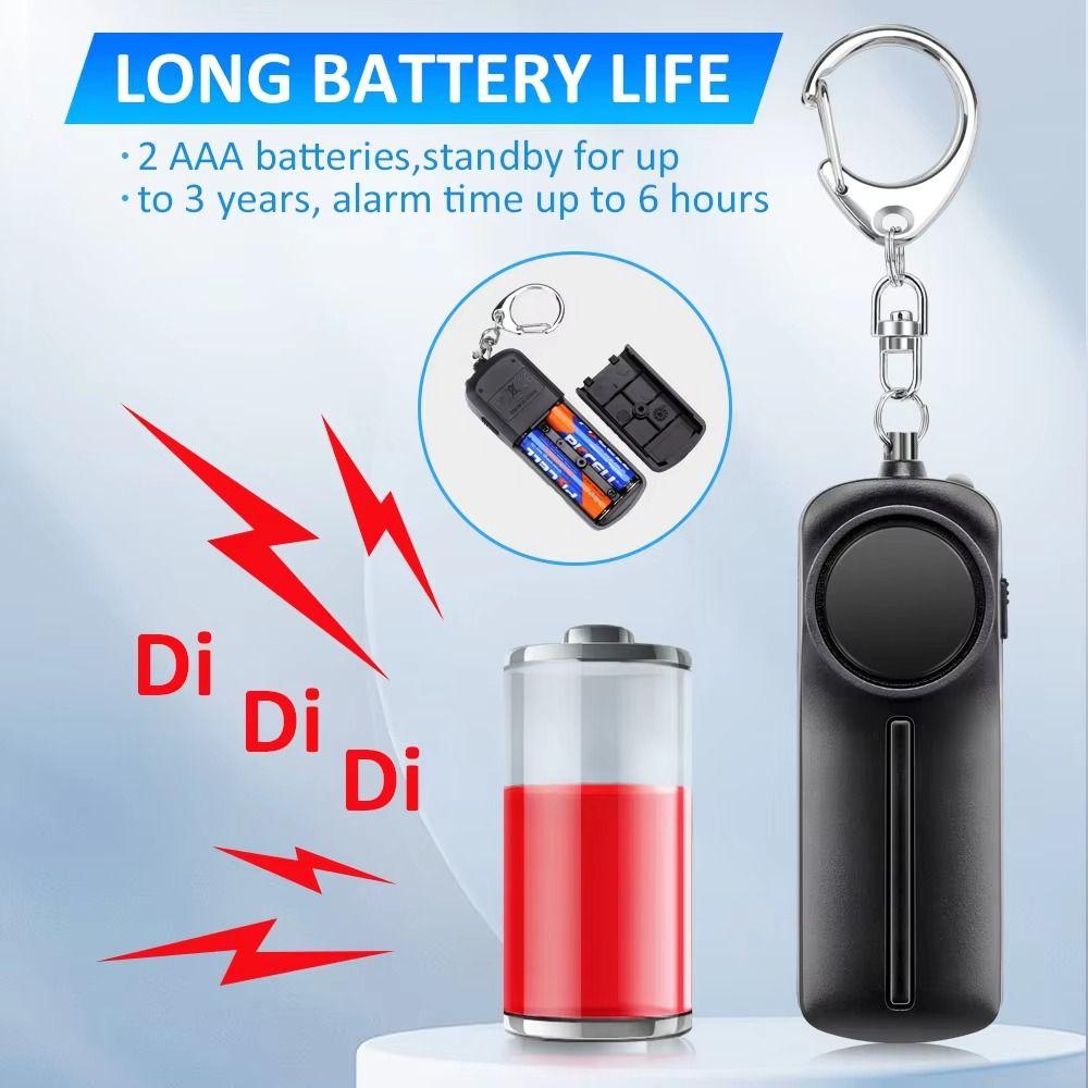 Loud Sound Personal Security Alarm 130dB Loud Emergency Safety Alarm Alarm Keychain For Child
