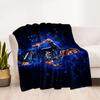 Football Player Action Blanket Ultra-Soft Great for Bedding Office Chair Chair All-Season Use Modern Style Ideal Gift For Birthday Valentine'S Day