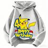 Children Birthday Clothes  Number hoodie Boy Girl hoodie Cute Cartoon Summer Toddler Kids Tops