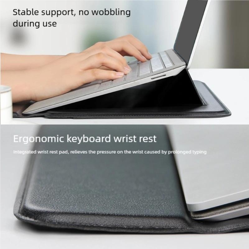 Multifunctional 13/14/15.4inch Laptop Holder Delivering Ergonomic Support Secure Use Easy Device Retrieval Stand Liner