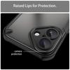 For iPhone 16 Case iPhone 16e 16 Cover TPU Border Durable Matte Bumper Protective Phone Cases For iPhone 16 Pro Max Plus Funda