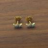 Ocean Style Four-Leaf Clover Opal Earrings for Beach Girls
