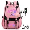 Harajuku Simple and Versatile Junior High School Student Schoolbag Female Lightweight Large-capacity Junior High School Student Backpack