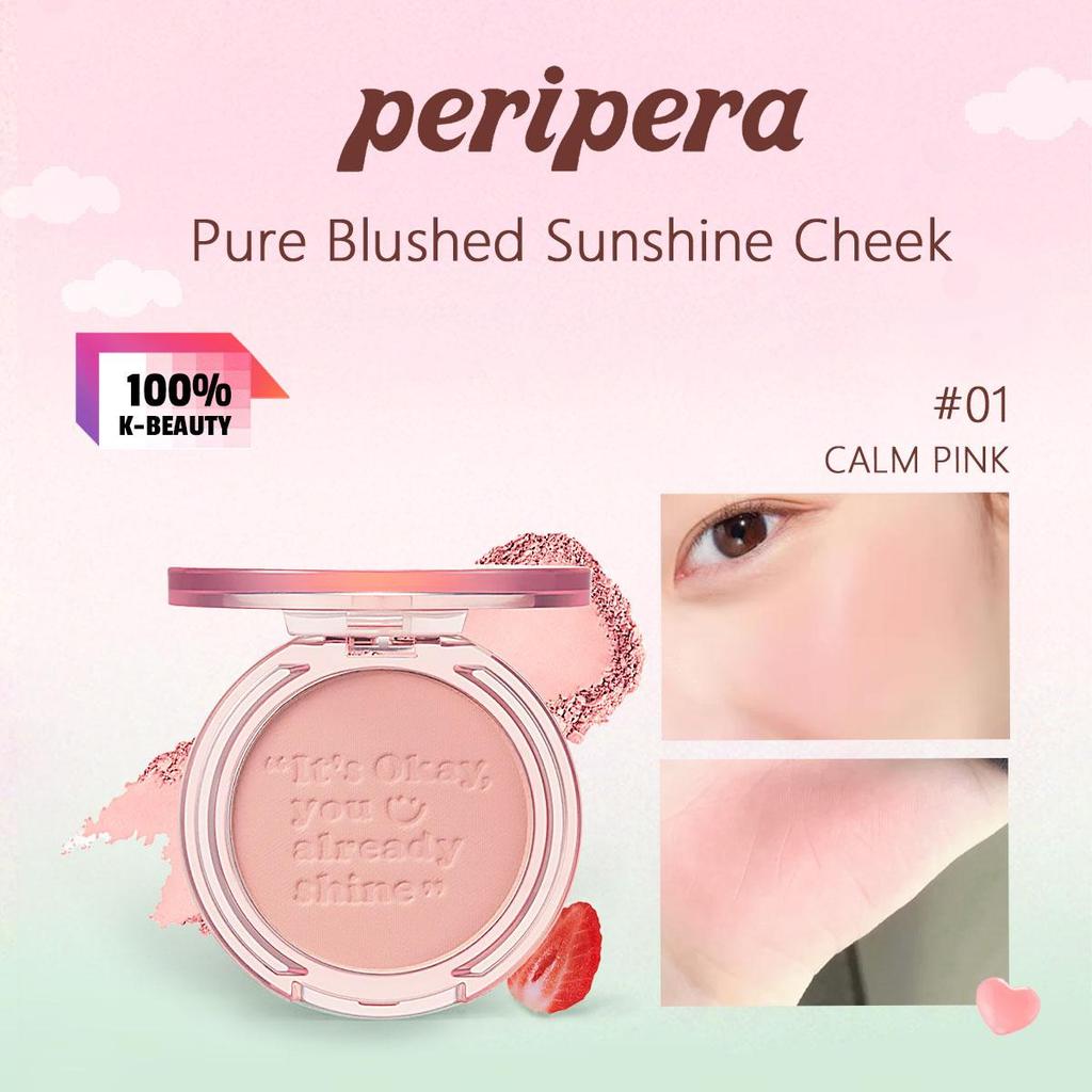 Peripera PURE BLUSHED SUNSHINE CHEEK 4,2 g / 0,14 oz  (11 Farboptionen)