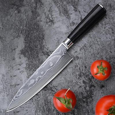 8 Zoll Damastmesser 67 Lagen Damaststahl Kochmesser Küchenmesser Japanisches Sushimesser