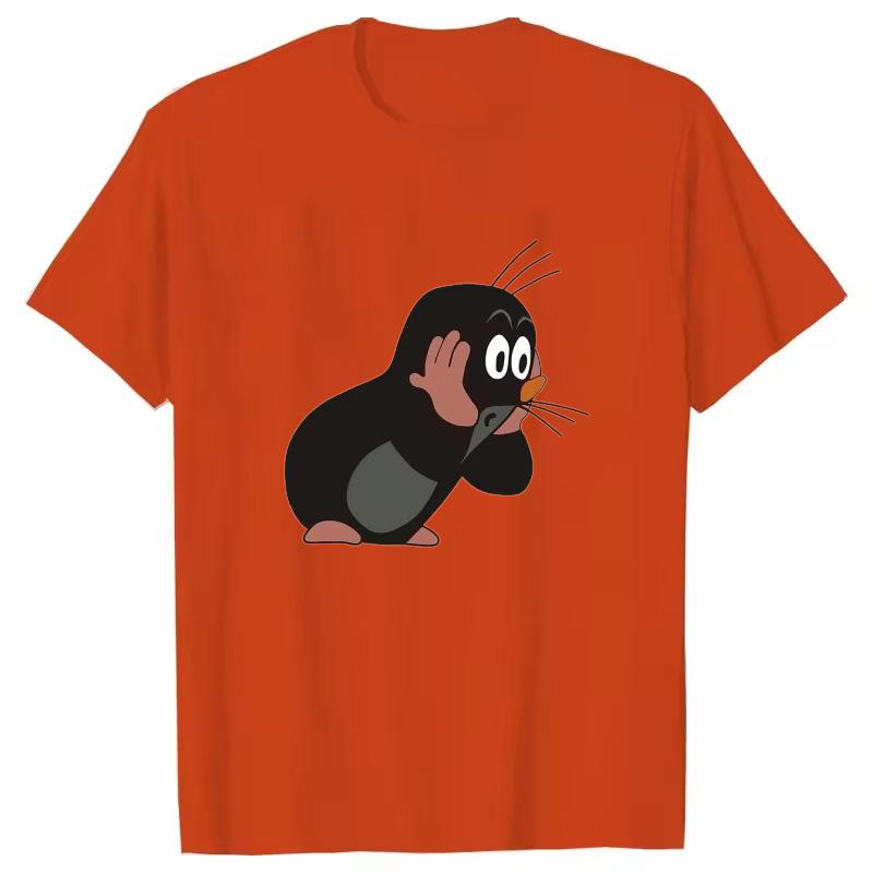 Men T Shirt Krtek Cartoon The Story Of A Mole Summer Tops T Shirt Novelty Tshirt Women High Quality Casual Printing Tee