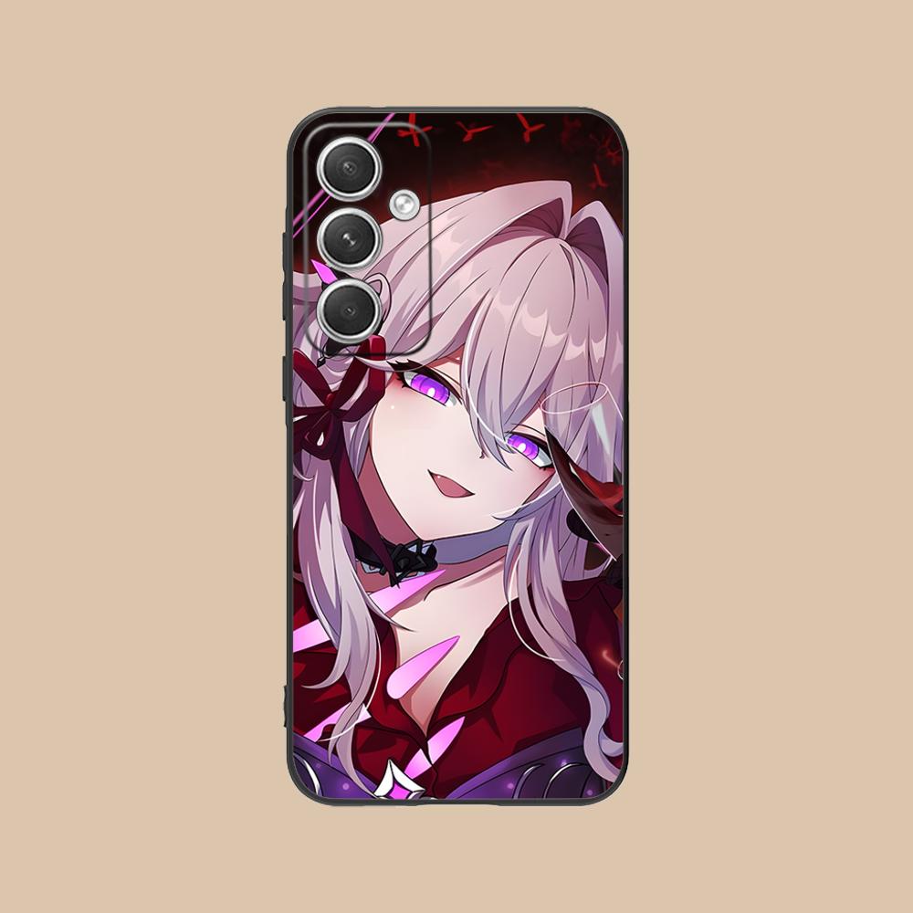 

HSR Thelema Matte TPU Mobile Phone Case for Samsung Galaxy S26 S25 S24 S23 S22 S21 S20 Note20 Plus FE Ultra Colorful Cover Galaxy Note20