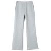 Pantalon gris taille haute petite micro-évasé – Cache-hanches, amincissant, sportif et court pour femmes en automne