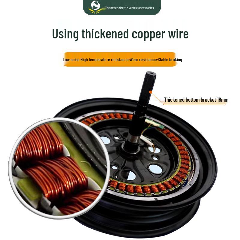 12-inch 2000W 72V High-Speed Electric Scooter Motor for Ninebot Xiaoniu, Modified to 3000W
