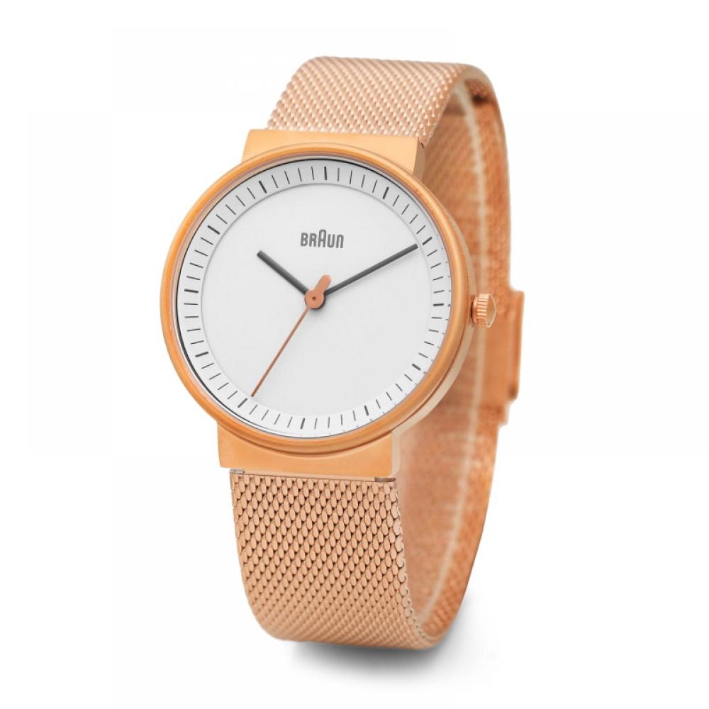 Braun Bn0031rgmhl Κλασικό Δημόσιο Μεταλλικό Ρολόι