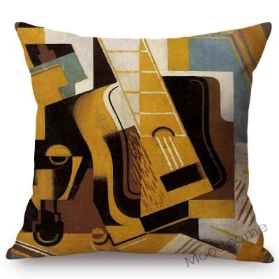 Spanish Abstract Cubism Artist Juan Gris Innovative Modern Art Home Decoration Sofa Pillow Case Cotton Linen Nordic Cushion Case