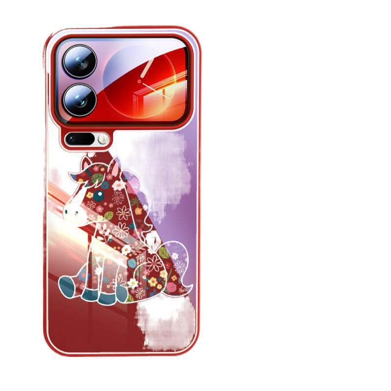 Year of the Horse Is Suitable for Xiaomi Mi 17 Mobile Phone Case, the New Xiaomi Mi 17promax Lens Is All-inclusive, Xiaomi Red Case 15.