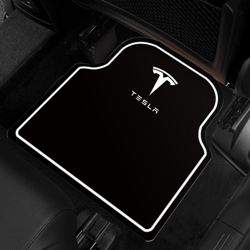 2/4Pcs New Car Front Rear Floor Mats Interior Carpet Non-slip Pad For Tesla Model 3 Model S Model X Y Cybertruck Roadster SpaceX