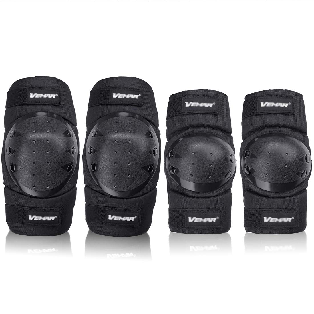 

Наколенники Налокотники Велосипедные Эластичные Дышащие Наколенники для Мотоцикла Велосипеда Велосипеда L чёрный