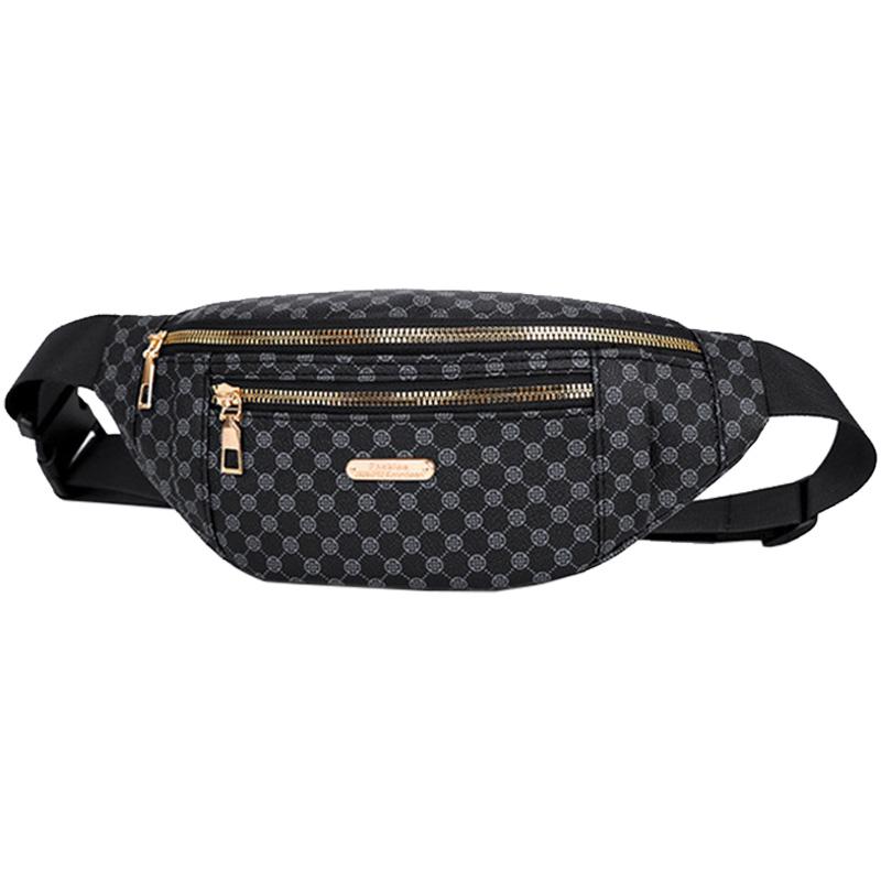 Trendige Damen-Bauchtasche mit mehreren Mustern Stilvolles Design für den täglichen Gebrauch Outdoor-Ausflüge Mehrere Taschen Vielseitige Praktische Tasche