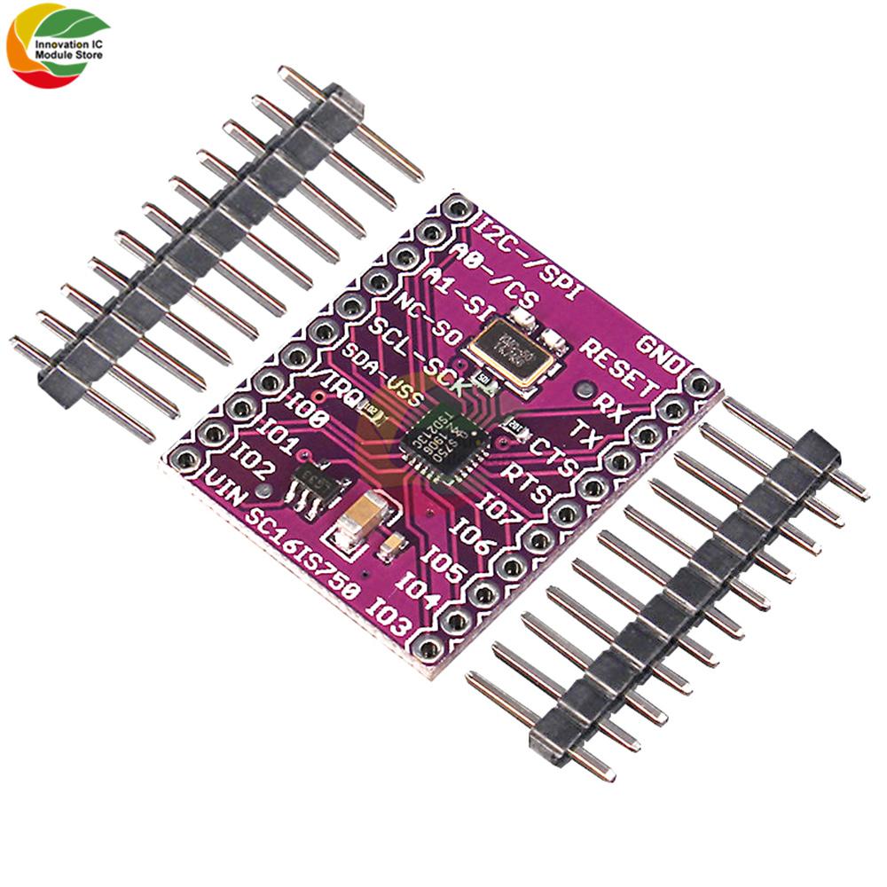 SC16IS750 Modul CJMCU-750 UART Serieller Port zu IIC/SPI Bus Programmierbarer IO Port Entwicklungsplatine Industrielle Steuerung