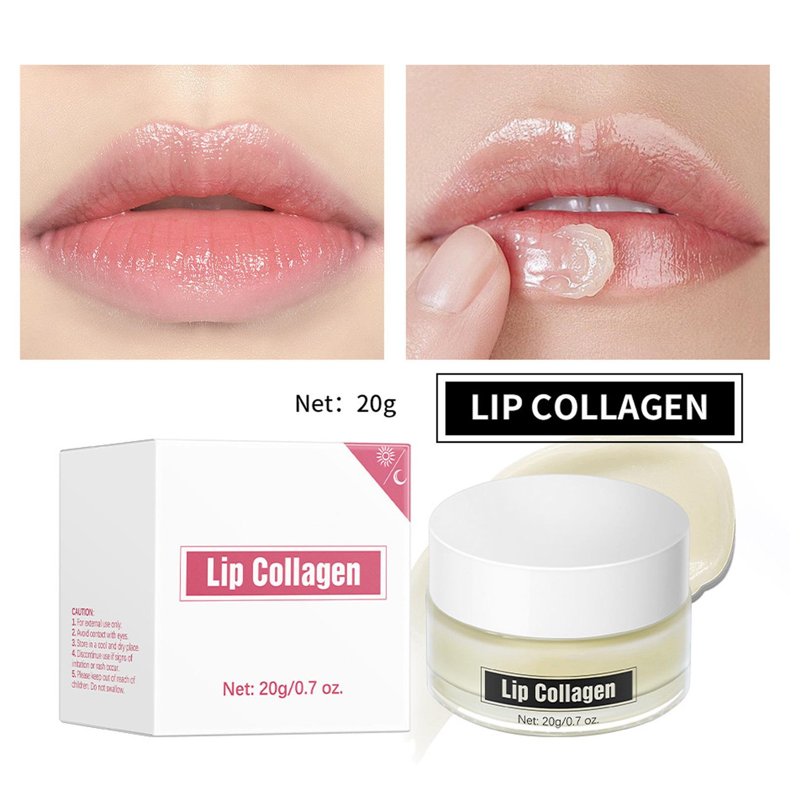 

1Pc Lip Mask – Balm for Wrinkle Care, Smooth Lips, Moisture Repair & Plumping Hydration One Size білий