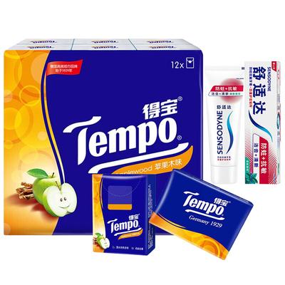 Sensodyne Zahnpasta 100g mit Tempo Taschentüchern