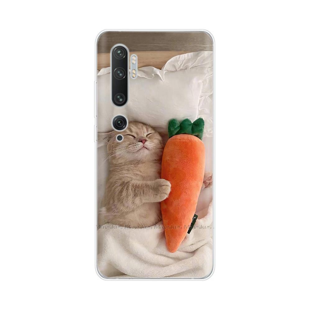 For Xiaomi Mi Note 10 Case Cute Painted Soft Silicone Back Cover For Xiaomi Mi Note10 Pro Lite 10lite Clear Phone Cases Fundas