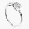 CARTIER Agraph Ring K18 white gold/diamond #4.9(US Size) 2.5g Women Used