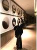 Elegant Mature Women's One-Shoulder Mesh Long-Sleeve Slim Fit Formal Dress 2026