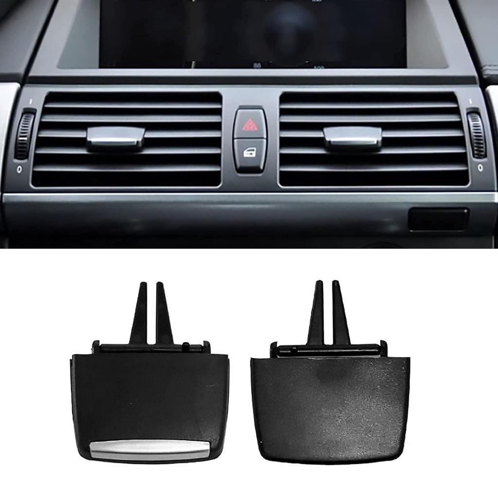 Front Row air Conditioning Vent Outlet tab Clip Compatible with BMW X5 E70 X6 E71 Air Grille Clips - A/C Vent Outlet Tab Clip (Front)