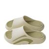 Black White Sporty Thick Sole Slide Sandals – Non-Slip Cushioned EVA Slippers, Casual Shower/Beach Shoes for Men Women
