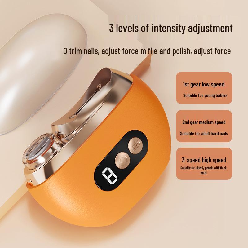 Rechargeable Anti-Pinch Electric Nail Clipper & File