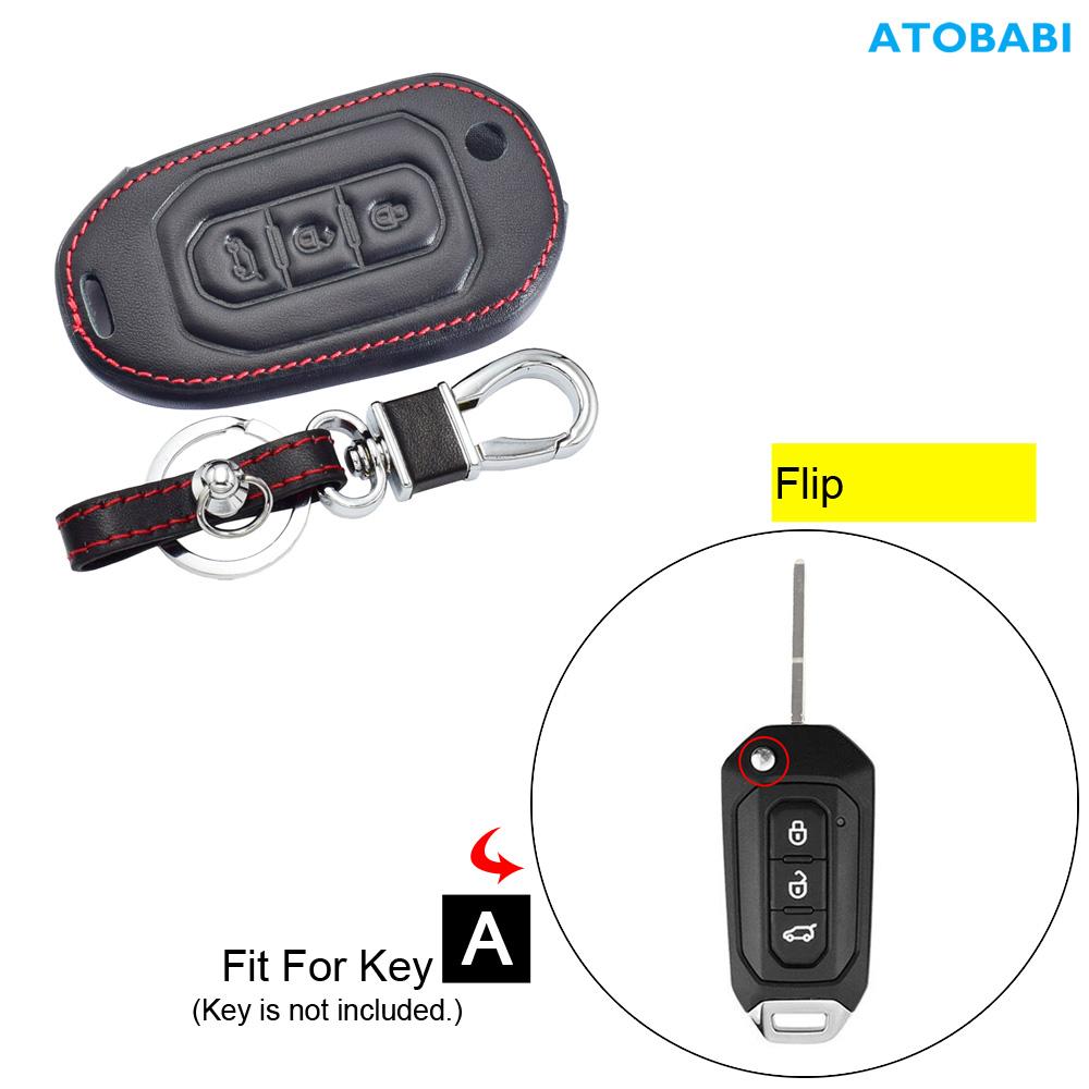 Leather Car Key Cover Remote Control Fobs Shell Protector Case Auto Accessories For Ford Territory