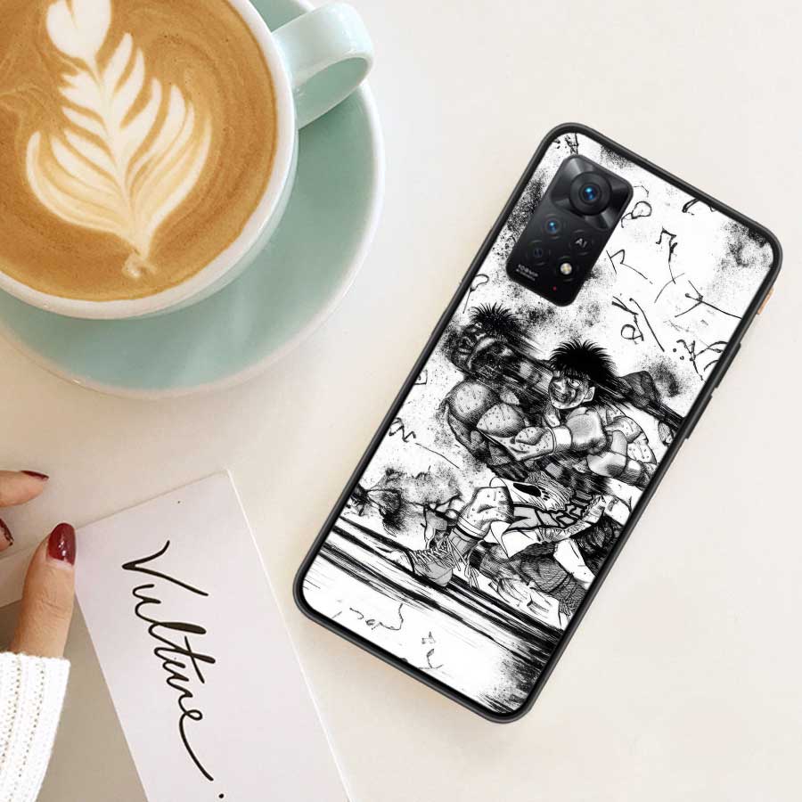 Hajime No Ippo Comics Phone Case For Xiaomi Redmi Note 12 Plus 12S 11 11T Pro 5G 11E 11S 4G 10 10S 9 9S 9T 8 8T 7 Cover Shell Co