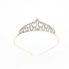 Serre-tête Couronne de Princesse à Strass pour Enfants - Mignon Style Peigne Chat Lapin Incrusté de Diamants pour Filles