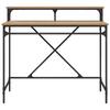 Artisan Oak Desk 100 x 50 x 90 cm Particleboard