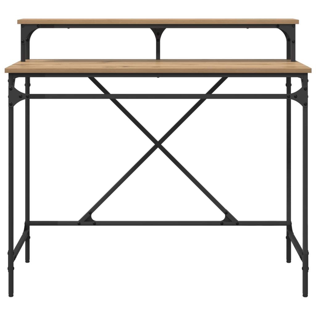 Artisan Oak Desk 100 x 50 x 90 cm Particleboard
