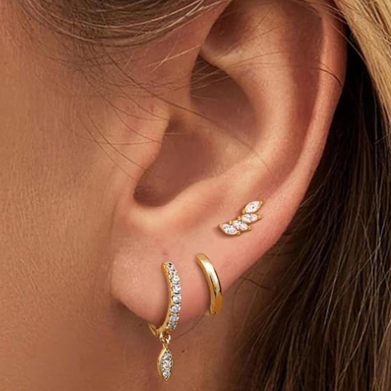 A52E Sparkling Tassels Earrings Set Ear Pendant Accessory For Special Occasions