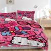 3pcs Hello Kitty Bedding Set: Perfect for Bedroom or Guest Room. Soft and Comfortable with No Core Included Yy251031042
