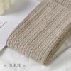 Her Autumnal Frosty Season Gentle Soft Cotton Nostalgic Cable Knit Transparent Hosiery Lass Featherweight Secure Support Versatile Snug Thermal