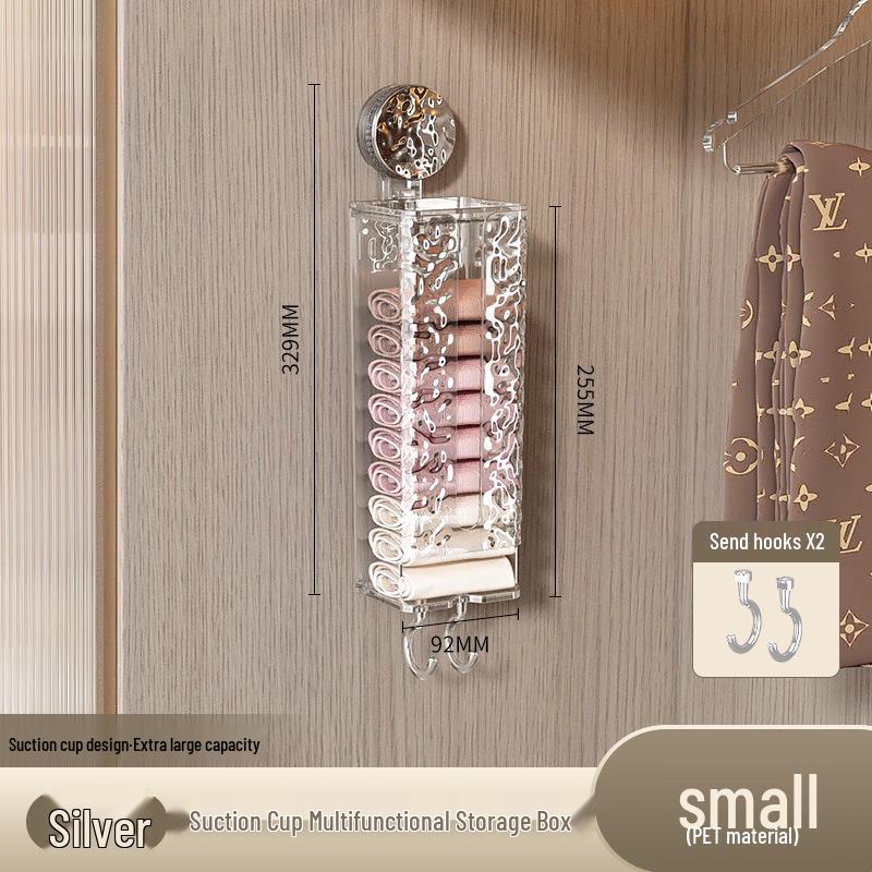 

Настенный органайзер-ящик с ледяным узором для нижнего белья и носков для гардеробов