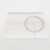 1 piece Dental Guide Plate Orthodontic Tracing Plate X-ray Protractor Measuring Ruler