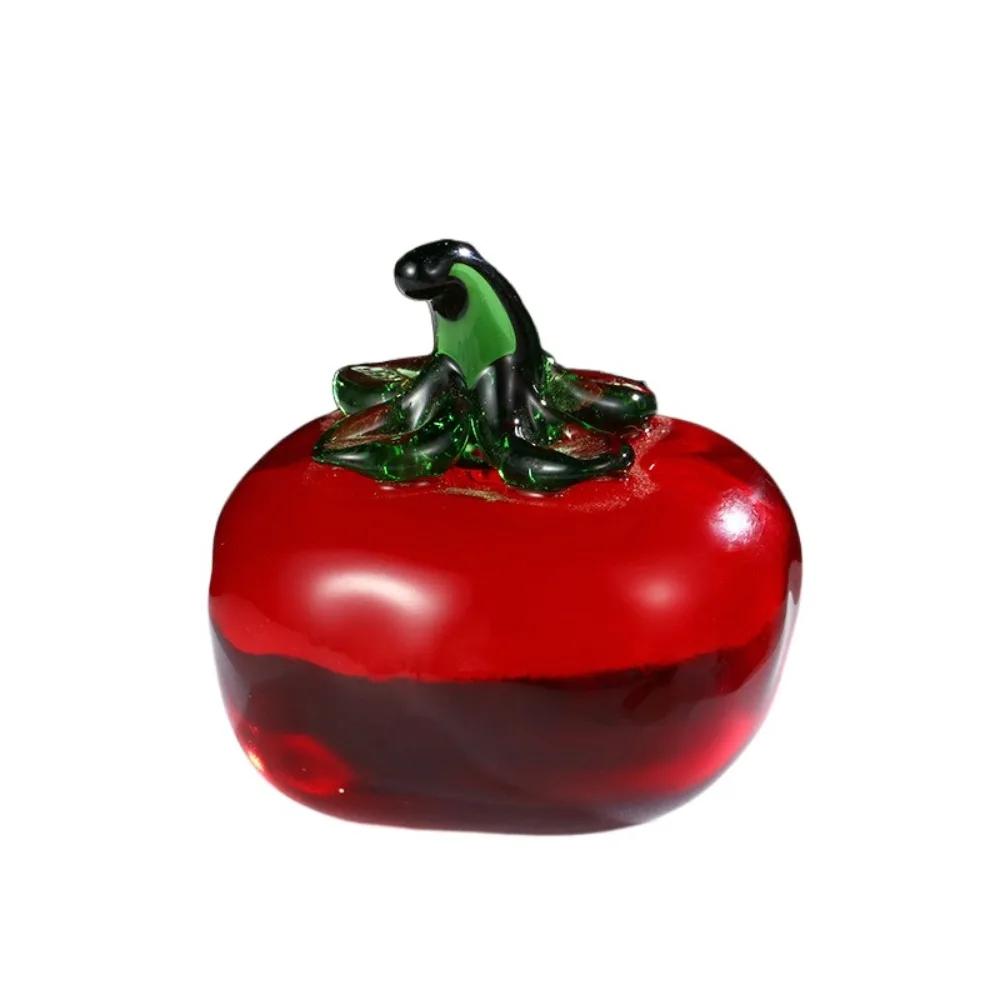 Simulation Fruits Crystal Fruit Ornaments Mini Artificial Strawberry Pineapple Fruit Statue Food Model Interesting