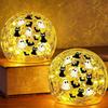 Decoration Cat Ball Light Crack Glass Ball Light, Desktop Ornament